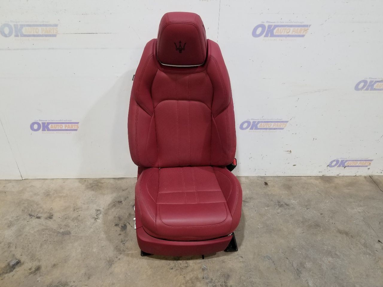 22 2022 MASERATI LEVANTE SEAT ASSEMBLY FRONT RIGHT PASSENGER RED BLACK 