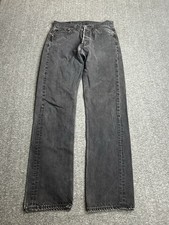 VTG Levis 501xx Jeans Mens 31x34 (Actual Fit 29x32) Black Made In USA 1998 Rare