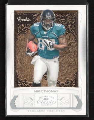 2009 Donruss Classics #224 Mike Thomas Timeless Tributes Silver #/100