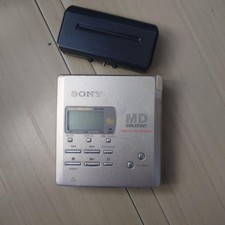SONY MZ-R55 MD Walkman MiniDisc Recorder Player Tested Playback w/ Battery Case