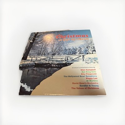 Christmas A Gift Of Music With Nat King Cole Glen Campbell Vinyl LP Record Album