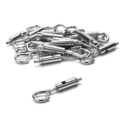 Yescom 20PCS Steel Wire Rope Hanger for 1/16'' Steel Cable Picture Hanging Wire