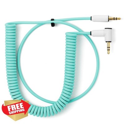 MyVolts Candycord OP-1 OP-Z Audio Cable Mint Green Curly