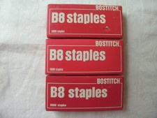 Bostitch B8 1/4" Staples 5,000 Staples Brand New Pack of 3 Boxes