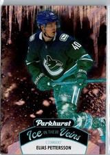 2021-22 Parkhurst Ice in Their Veins Elias Pettersson #IV-12