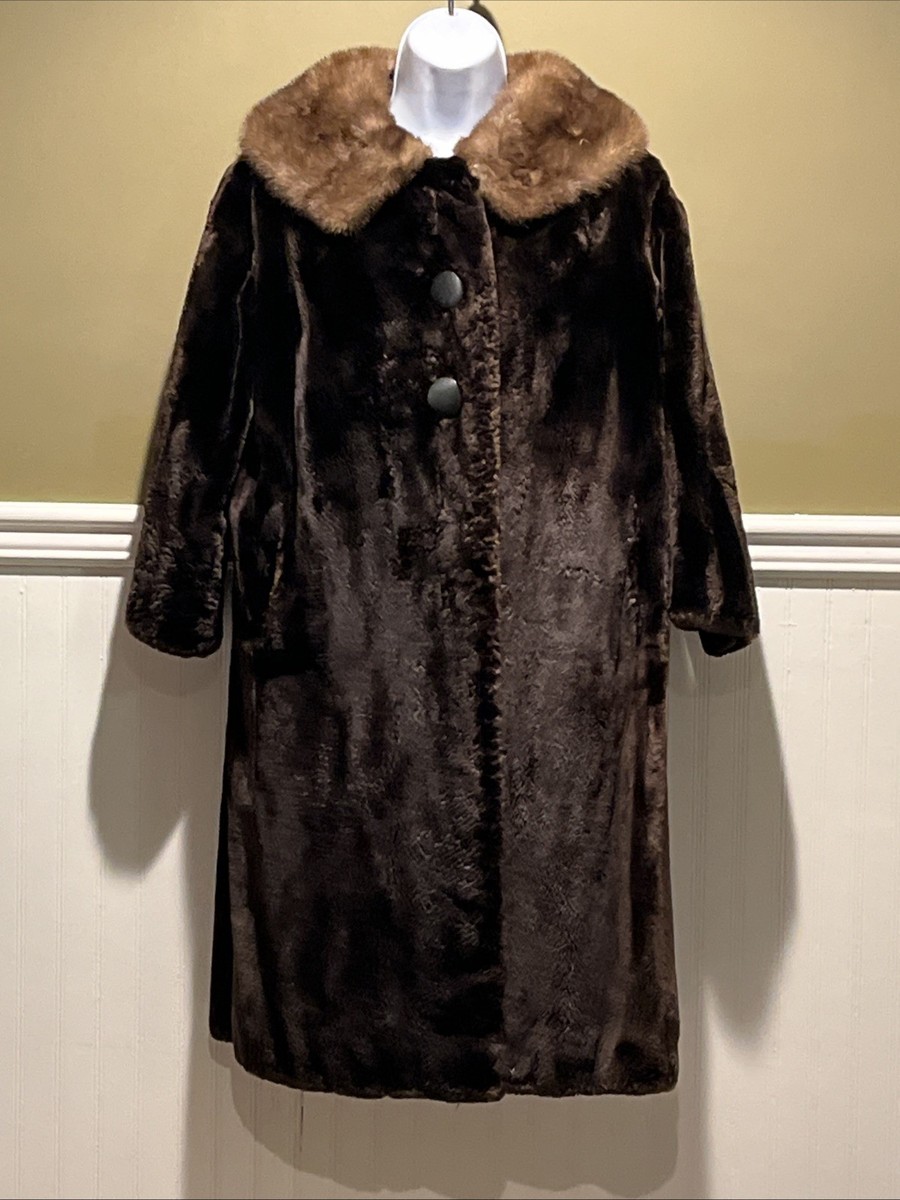Vintage 60s Women's Cikra Cleveland Fur Coat **READ DESCRIPTION