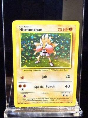 Hitmonchan 007/102 Base Set Holo