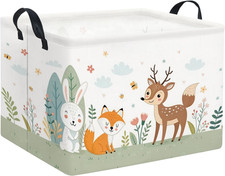 Rectangular Kids Storage Basket Baby Storage Basket with Handles for Home Kitche