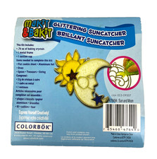 NEW Make It Bake It Sun  Moon Stained Glass Suncatcher