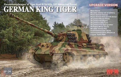 Ryefield Model RM-5126 - 1:35 Sd.Kfz.182 Tiger Ausf.B King Tiger Henschel Turret
