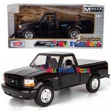 Motormax 1993 Ford F-150 SVT Lightning Pickup 1/24 Diecast Model Black 79398