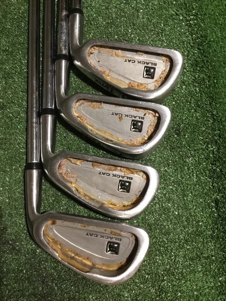 "Juego de hierros Lynx Black Cat (2-PW, No 7i) ejes de acero acampanados dinámicos regulares -1/4""" Foto 3 de 4