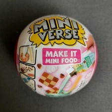 MGA's Miniverse Make It Mini Food Blind Toy Capsule Set Diner Series 1