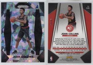2017-18 Panini Prizm Blue Ice Prizm /99 John Collins #109 Rookie RC