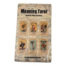 Meaning Tarot Deck 78 Cards Antiqued Keywords Reversed Zodiac Beginners