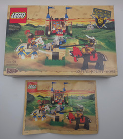 LEGO 6095 Knights Kingdom: Royal Joust - Complete w/ Manual & Box! 2000 Vintage
