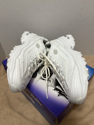 Skechers D'Lites Fresh Start Walking Shoes Women's S.8.5 Wide, White 11931EW/WSL - Picture 7 of 9