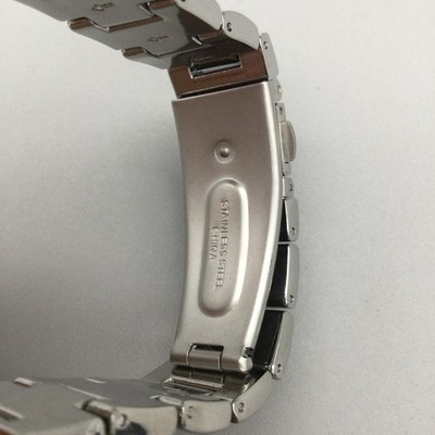 Victoria Wieck Womens Watch 37mm Silver Tone Crystals Bracelet New Battery 7.5\