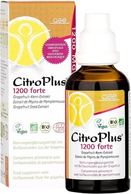 GSE CitroPlus 1200 Forte - Grapefruitkern Extrakt (50ml) Grapefruit Tropfen