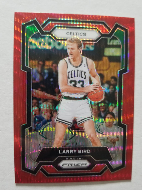 2023-24 Panini Prizm - Larry Bird #189 Ruby Wave Prizm