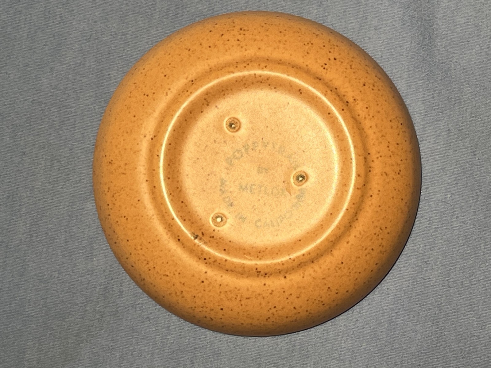 Metlox Poppytrail-CALIF TEMPO TERRA COTTA EXPRESSO MUG/SAUCER #1  $34 eBay Value