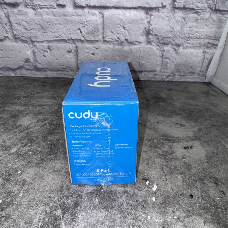 Cudy GS108 8-Port Gigabit Ethernet Unmanaged Switch, Desktop, Fanless, Plug and - Image 2 of 4