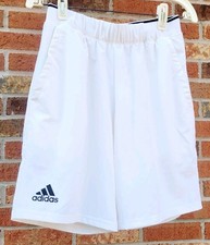 Image of Adidas Club SW Tennis Shorts White Men’s Size Small  9"