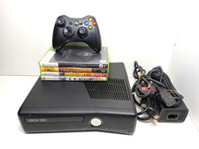 Xbox 360 S Slim Console with 250GB 1439 With Games Tested 