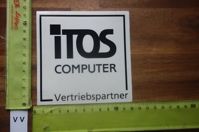 Alter Aufkleber Büro Computer Software Internet Laptop ITOS (VVC)