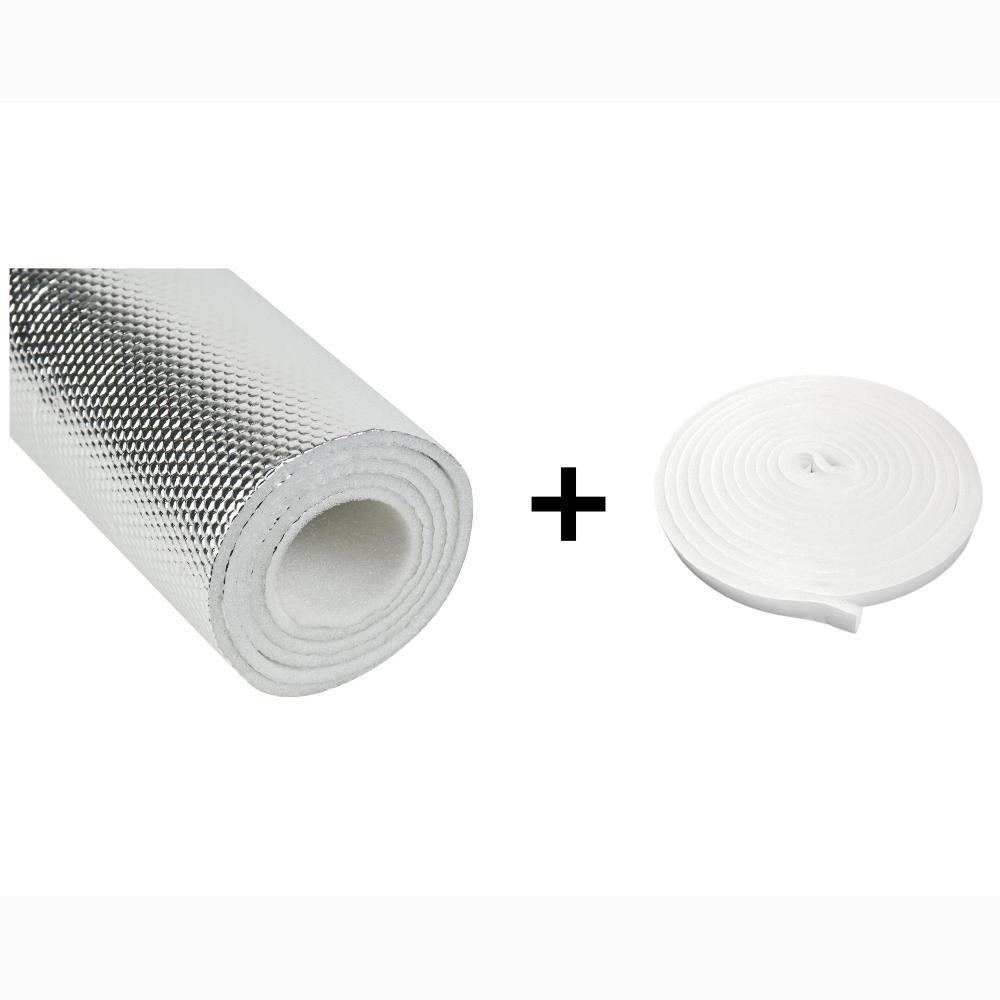 Pannello termoriflettente isolante per termosifoni 70x100 cm + Nastro Parafreddo