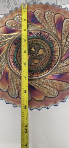 Dugan Antique Carnival Glass Purple Roundup With Original Handle!!! Gorgeous! - Picture 3 of 7