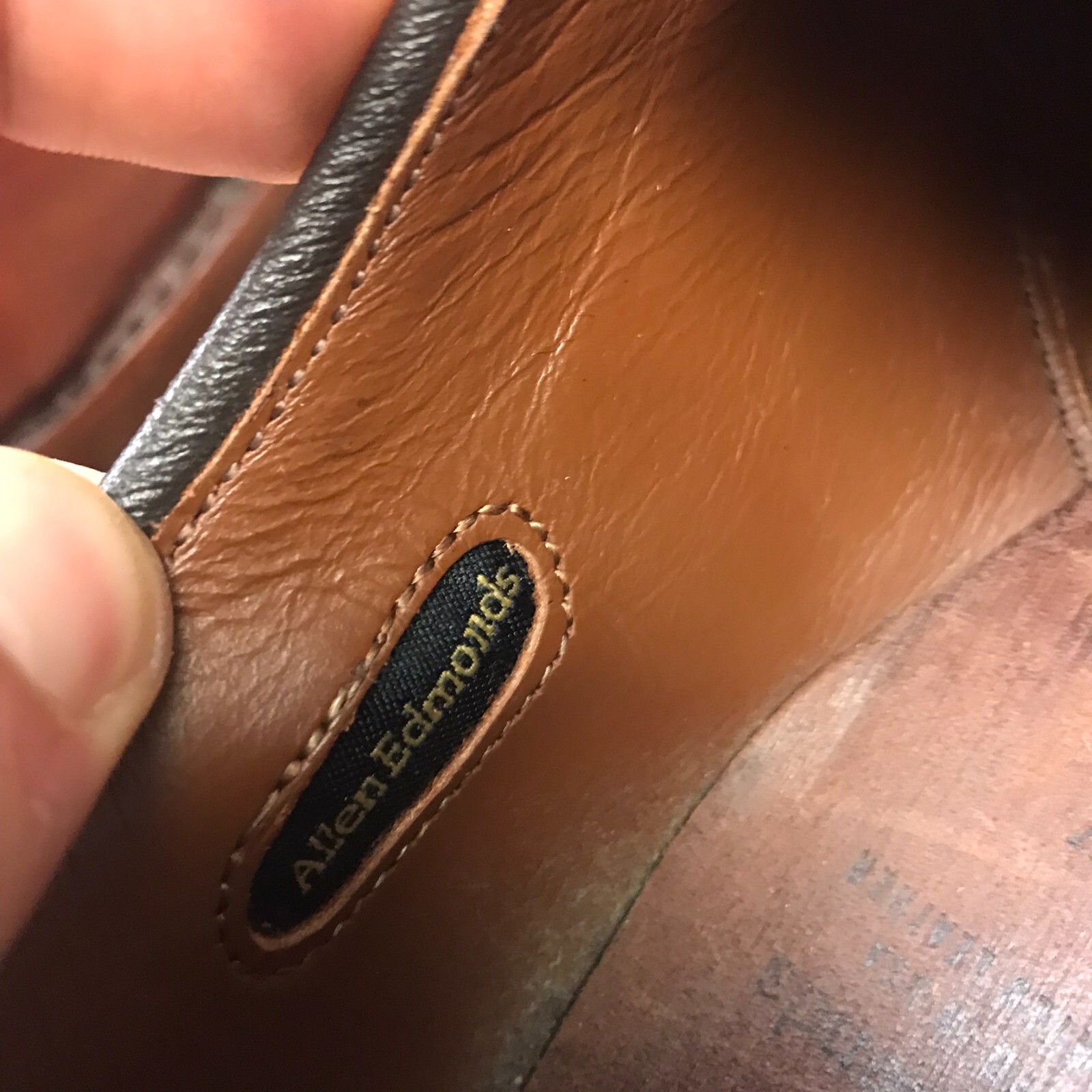 Allen Edmonds DelRay Dress Shoes Mens 9.5D Brown Split Toe Blucher Derby