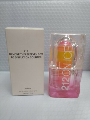 212 On Ice by Carolina Herrera For Women 2oz EDT Spray Sealed *VINTAGE* REAR NIB