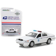 2010 FORD CROWN VICTORIA POSTAL SERVICE POLICE 1:64 MODEL BY GREENLIGHT 29891-5D