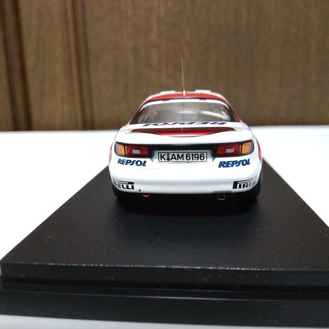 1/43 Hpi Racing Toyota Celica GT-Four 1992 Sainz #1 White w 1/43 Hpi Racing Toyota Celica GT-Four 1992 Sainz #1 White w