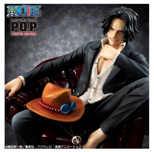 P.O.P SOC.PORTGAS D. ACE フィギュア ONE PIECE Portrait.Of.Pirates POP S.O.C Portgas D Ace Figure