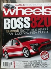Wheels Car Magazine AUGUST 2007  * BOSS 320 *