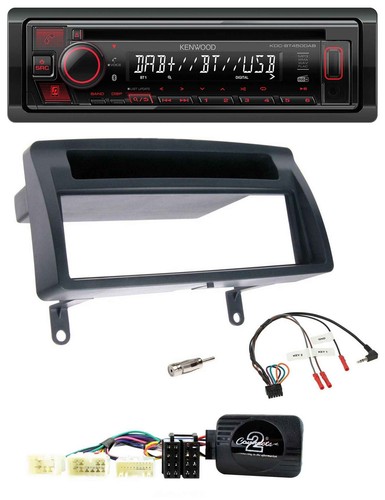 Kenwood Lenkrad CD USB Bluetooth DAB Autoradio für Toyota Corolla E12 2001-2007