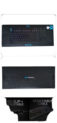 Logitech G PRO Mechanische RGB Gaming Tastatur - GX Blue Clicky