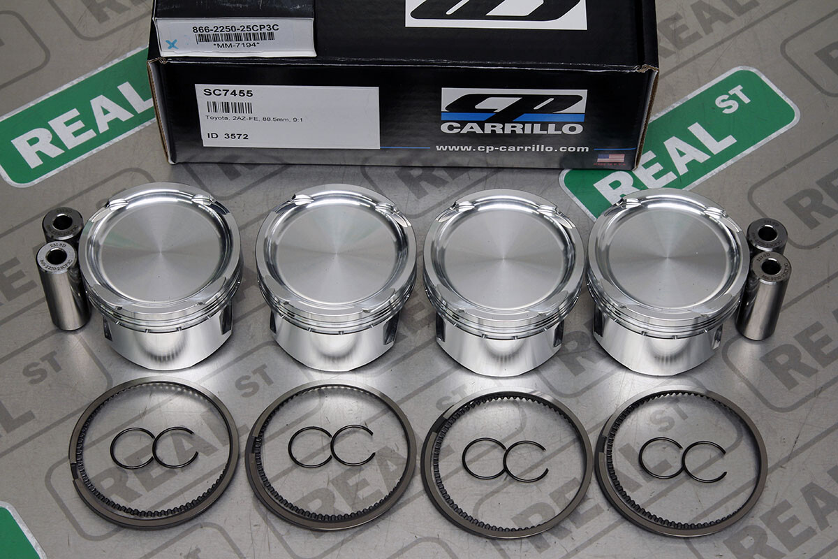 CP Forged Pistons with HD Pins for Toyota 2AZFE Scion TC xB 88.5mm