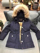 Woolrich Hc Arctic Parka With Removable Raccoon Fur In Navy Rrp £780