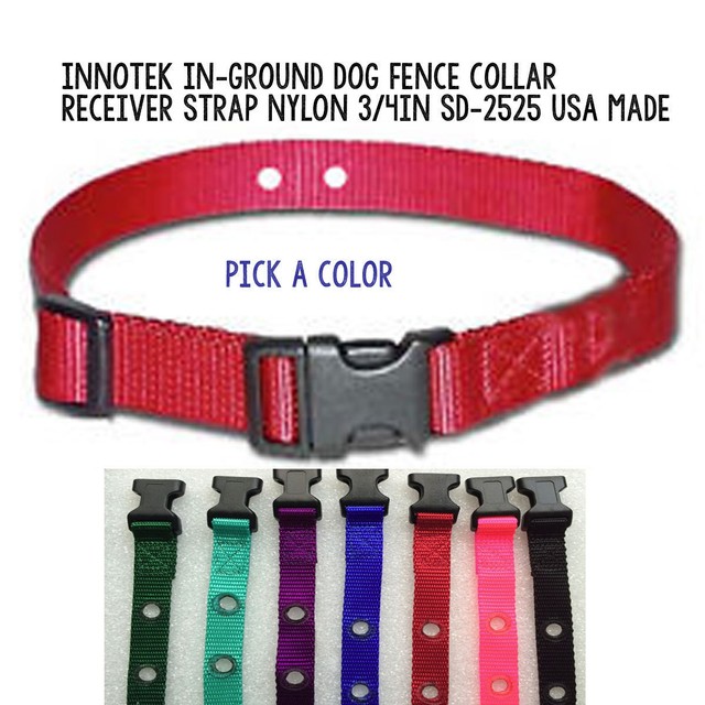 Innotek InGround Dog Fence Collar Receiver Strap Nylon 3/4in SD2525 USA Made eBay