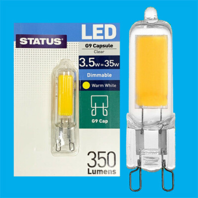 1x 3,5W (=35W) Dimmbar LED G9 Kapsel 3000K Glühbirne Lampe Halogen Ersatz