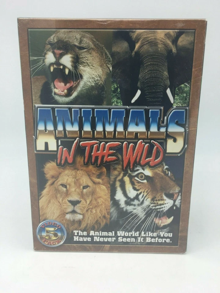 Animals in The Wild - Medacy Entertainment (5 Pack Video, VHS) - Sealed - Image 3 of 4