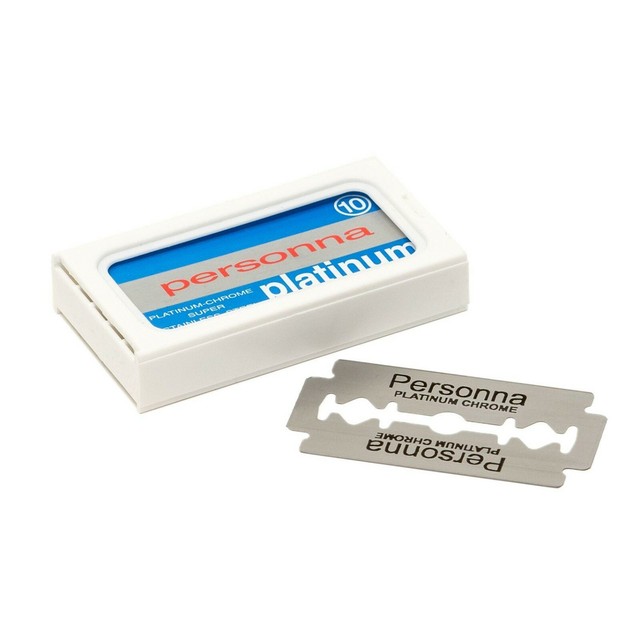 200X Personna Platinum Blue Double Edge Safety Razor Shave Blades Israel Barber eBay