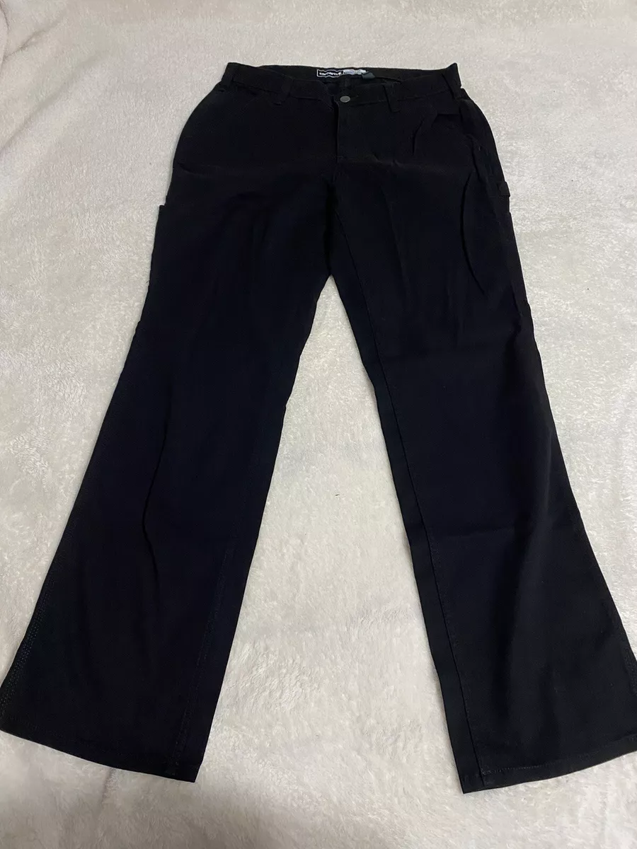 Carhartt Women's Rugged Flex Loose Fit Canvas Work Pant Size 10 regular