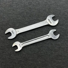 Vintage Indestro 2pc Metric Open End Wrench 12mm 13mm 14mm 15mm USA