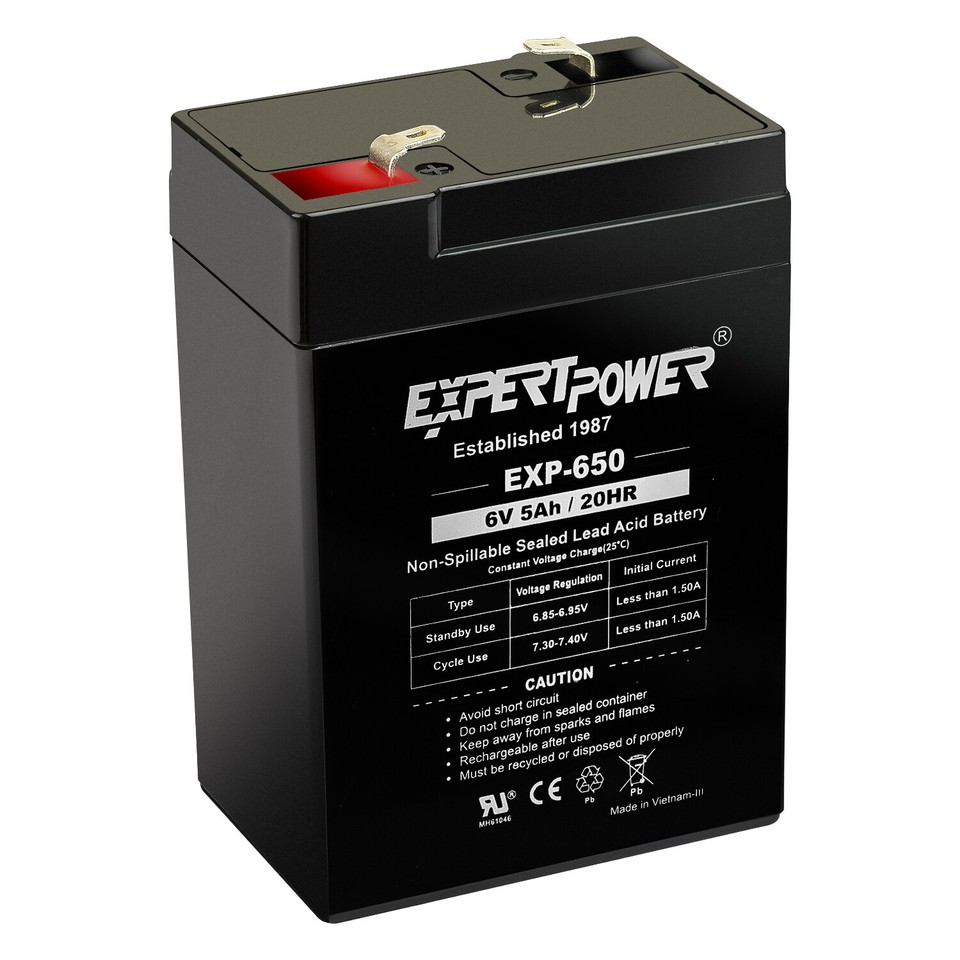 ExpertPower SLA Battery Collection — 12V & 6V Sealed Lead Acid Batteries, 4.5Ah To 20Ah 7 thumbnail image