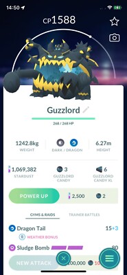 Pokemon Go Ultra Beast Guzzlord ( Normal )