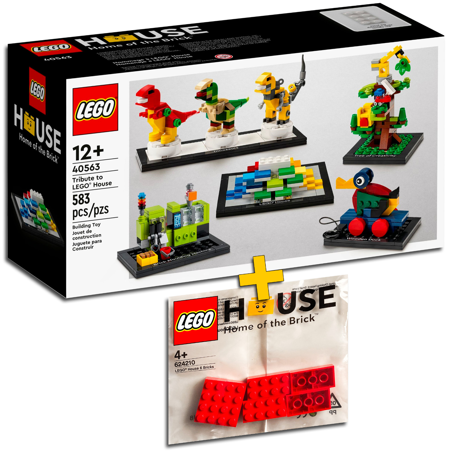LEGO House 40563 Tribute set de collection avec 6 briques spéciales pour fan